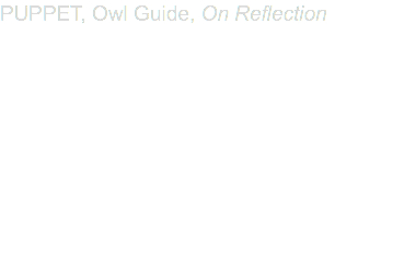 PUPPET, Owl Guide, On Reflection